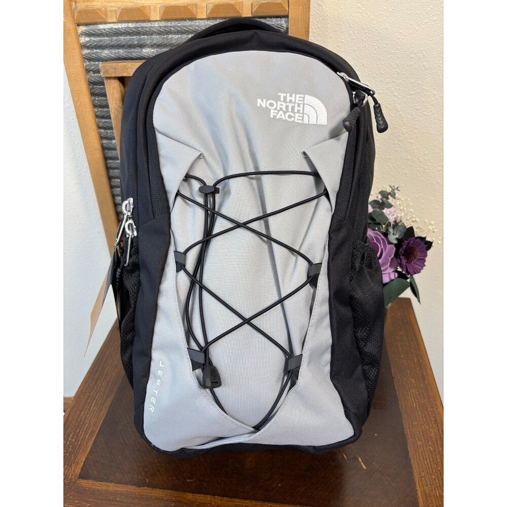 The North Face Jester Backpack Meld Grey Black 28L Laptop NWT NF0A5IW3566